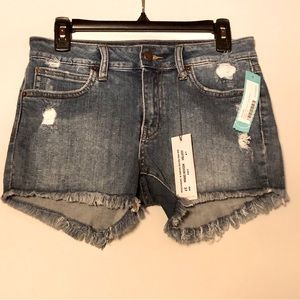 JUST USA - Rony Distressed Jean Shorts